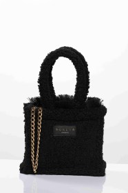 TEDDY BLACK MINI TOTE BAG (2)
